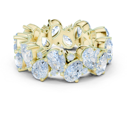 Mixed Shape Lab Grown Diamond Eternity Ring