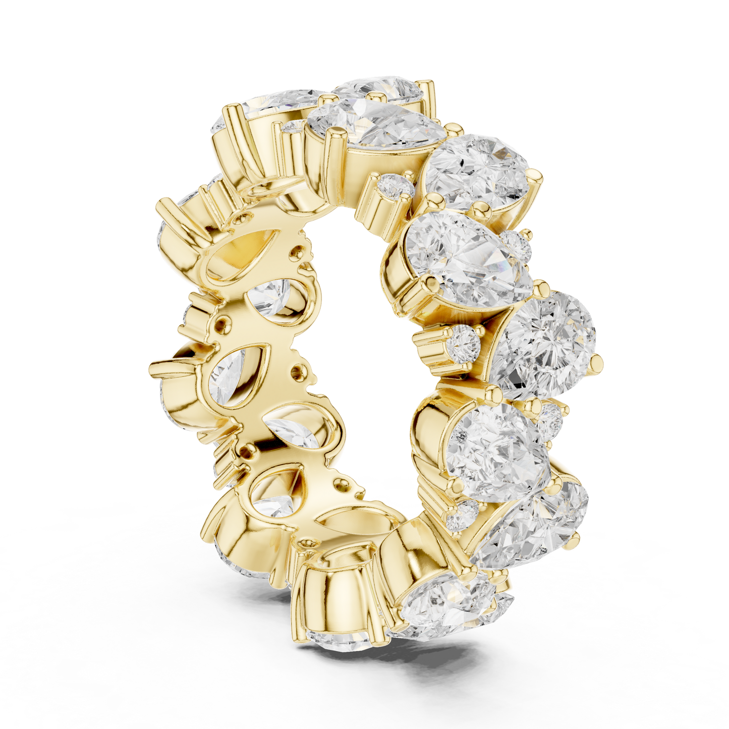 Mixed Shape Lab Grown Diamond Eternity Ring