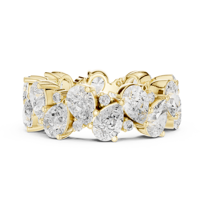 Mixed Shape Lab Grown Diamond Eternity Ring