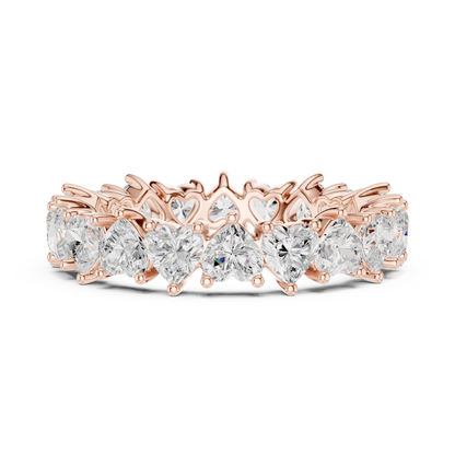 Mixed Shape Lab Grown Diamond Eternity Ring