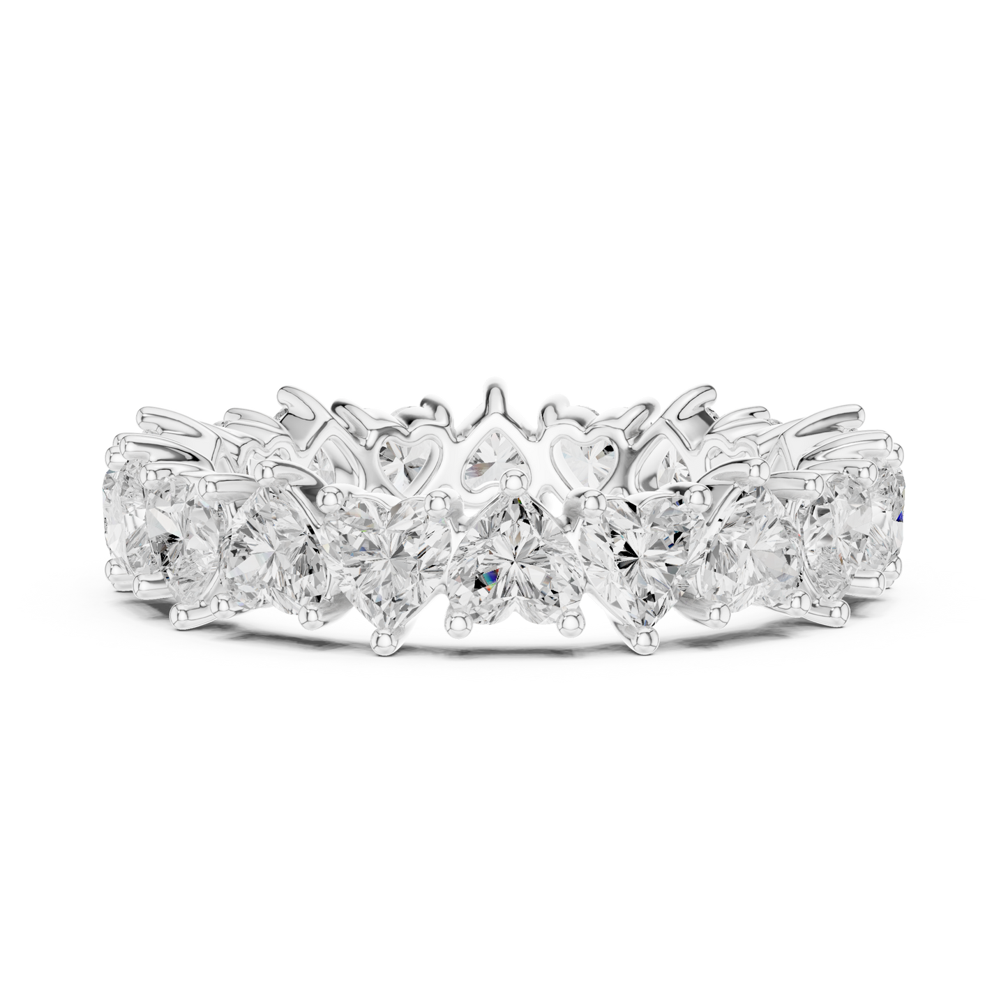 Mixed Shape Lab Grown Diamond Eternity Ring