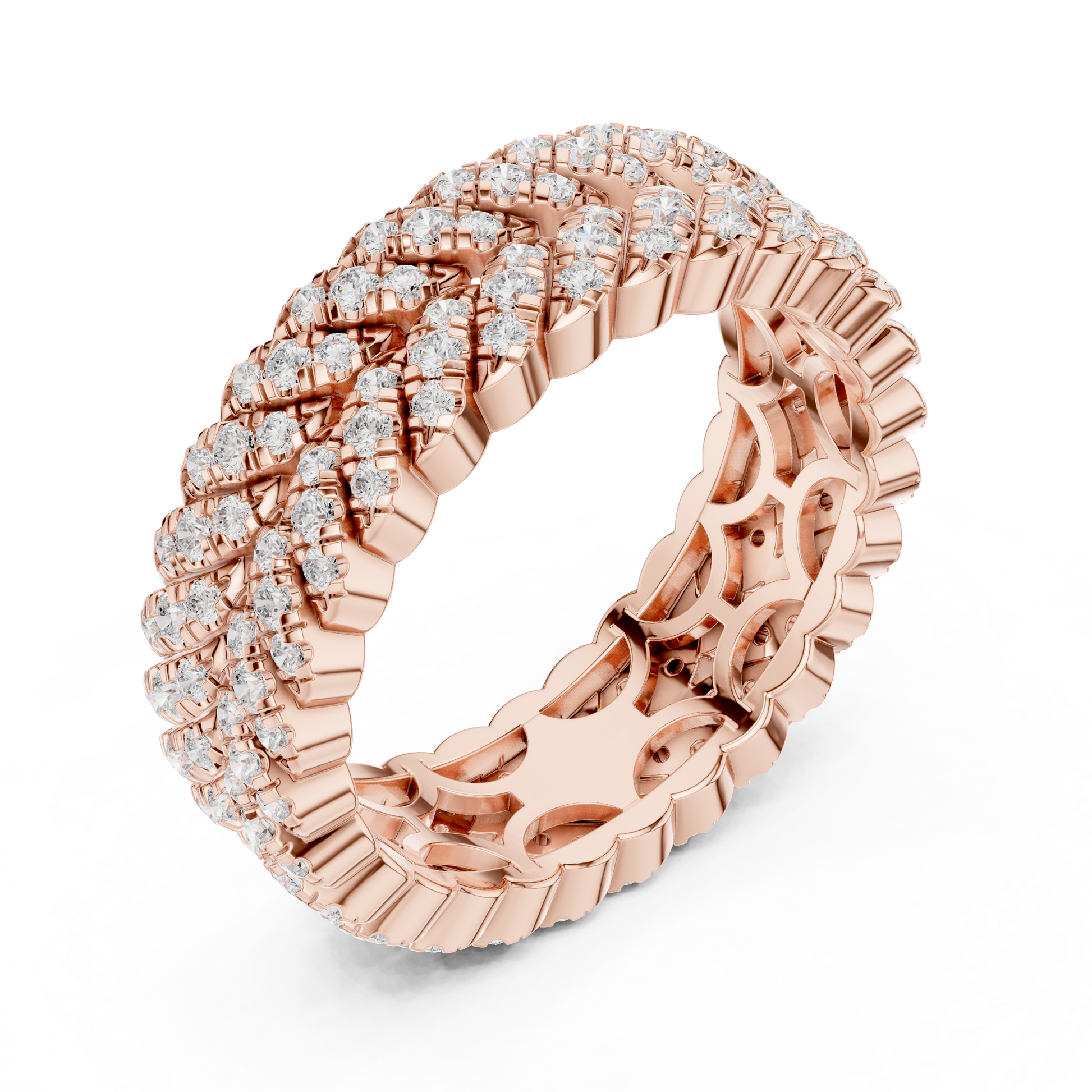 Round Eternity Lab Grown Diamond Ring