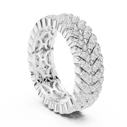 Round Eternity Lab Grown Diamond Ring