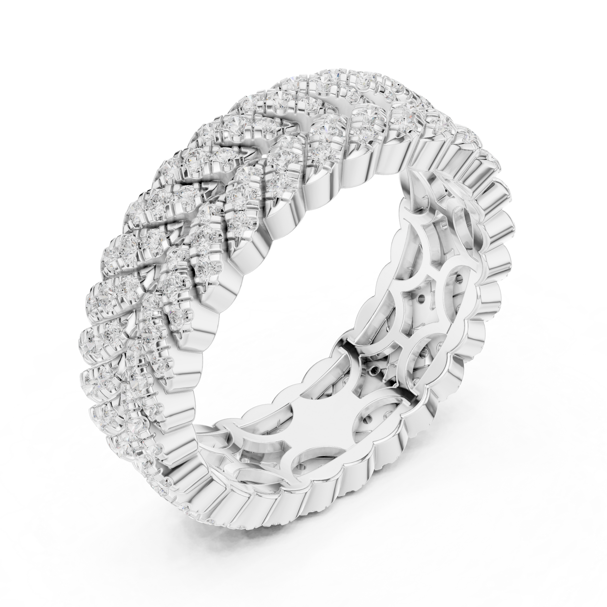 Round Eternity Lab Grown Diamond Ring
