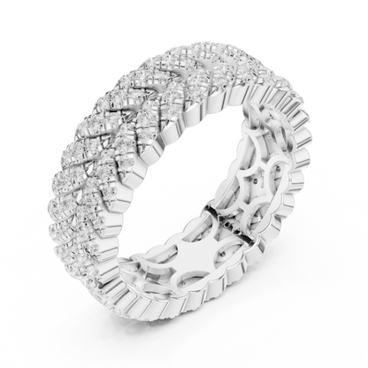 Round Eternity Lab Grown Diamond Ring