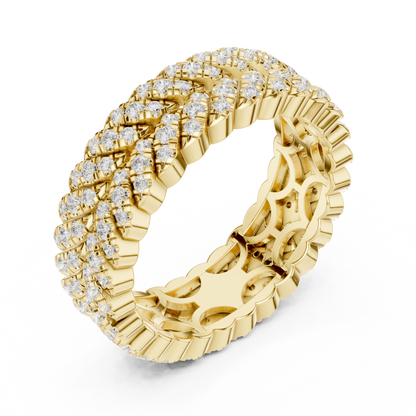 Round Eternity Lab Grown Diamond Ring