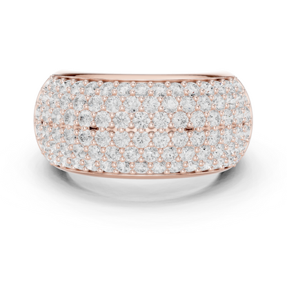 Round Halo Lab Grown Diamond Ring