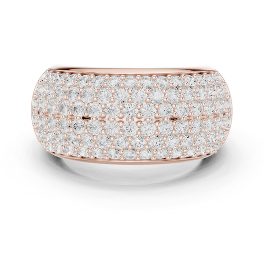 Round Halo Lab Grown Diamond Ring