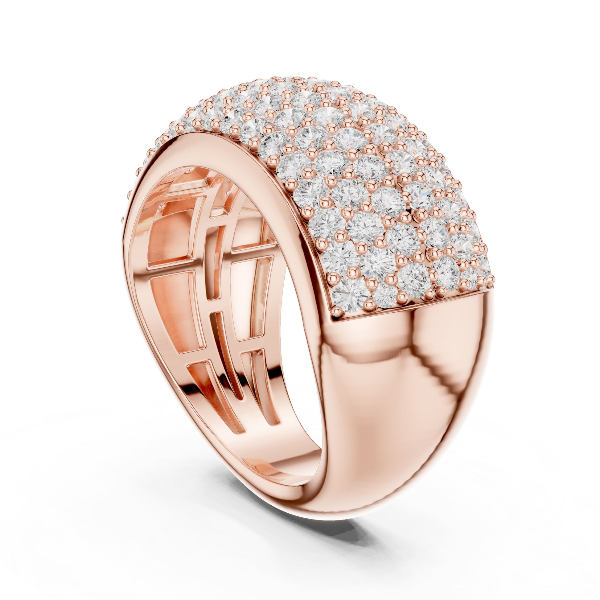 Round Halo Lab Grown Diamond Ring