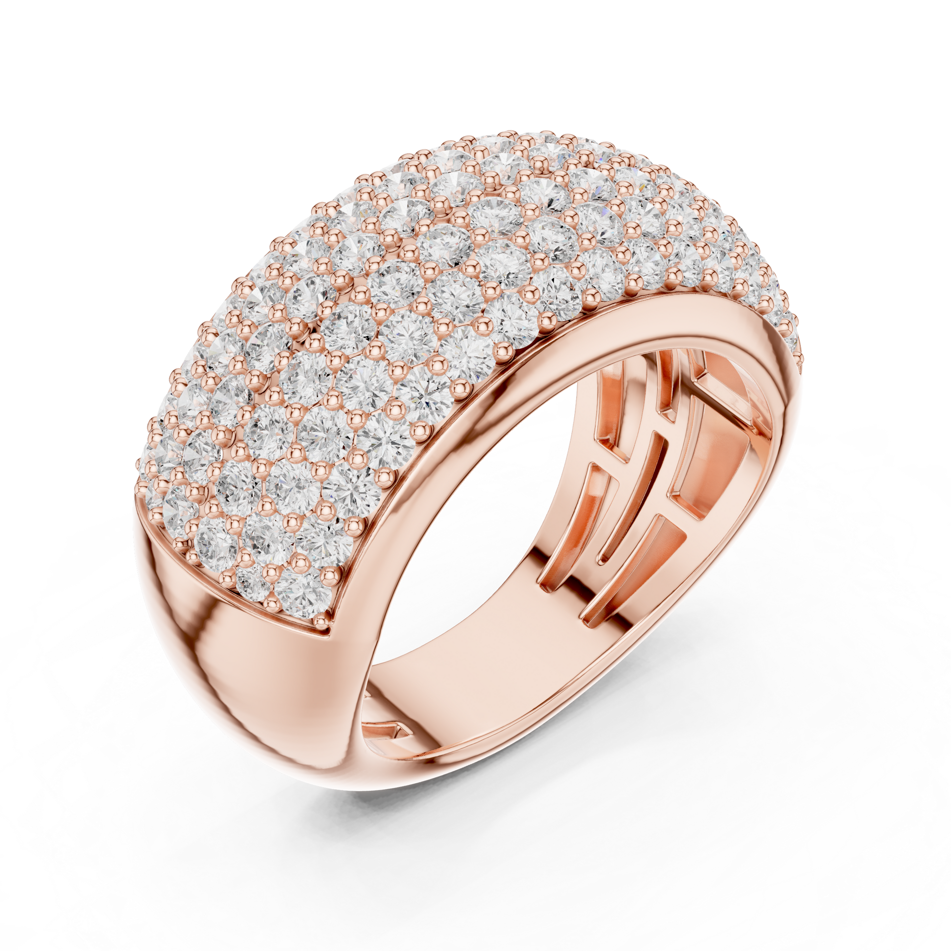 Round Halo Lab Grown Diamond Ring
