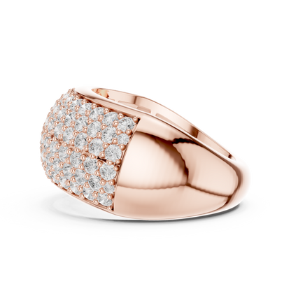 Round Halo Lab Grown Diamond Ring