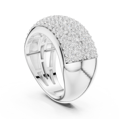 Round Halo Lab Grown Diamond Ring