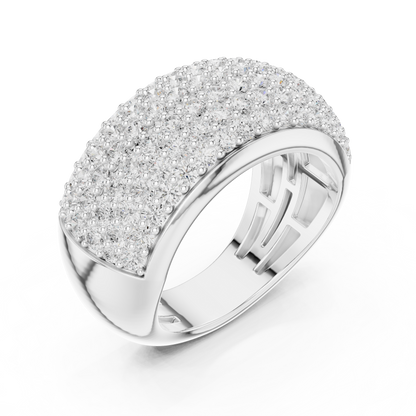 Round Halo Lab Grown Diamond Ring