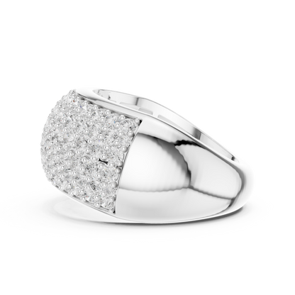 Round Halo Lab Grown Diamond Ring