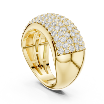 Round Halo Lab Grown Diamond Ring