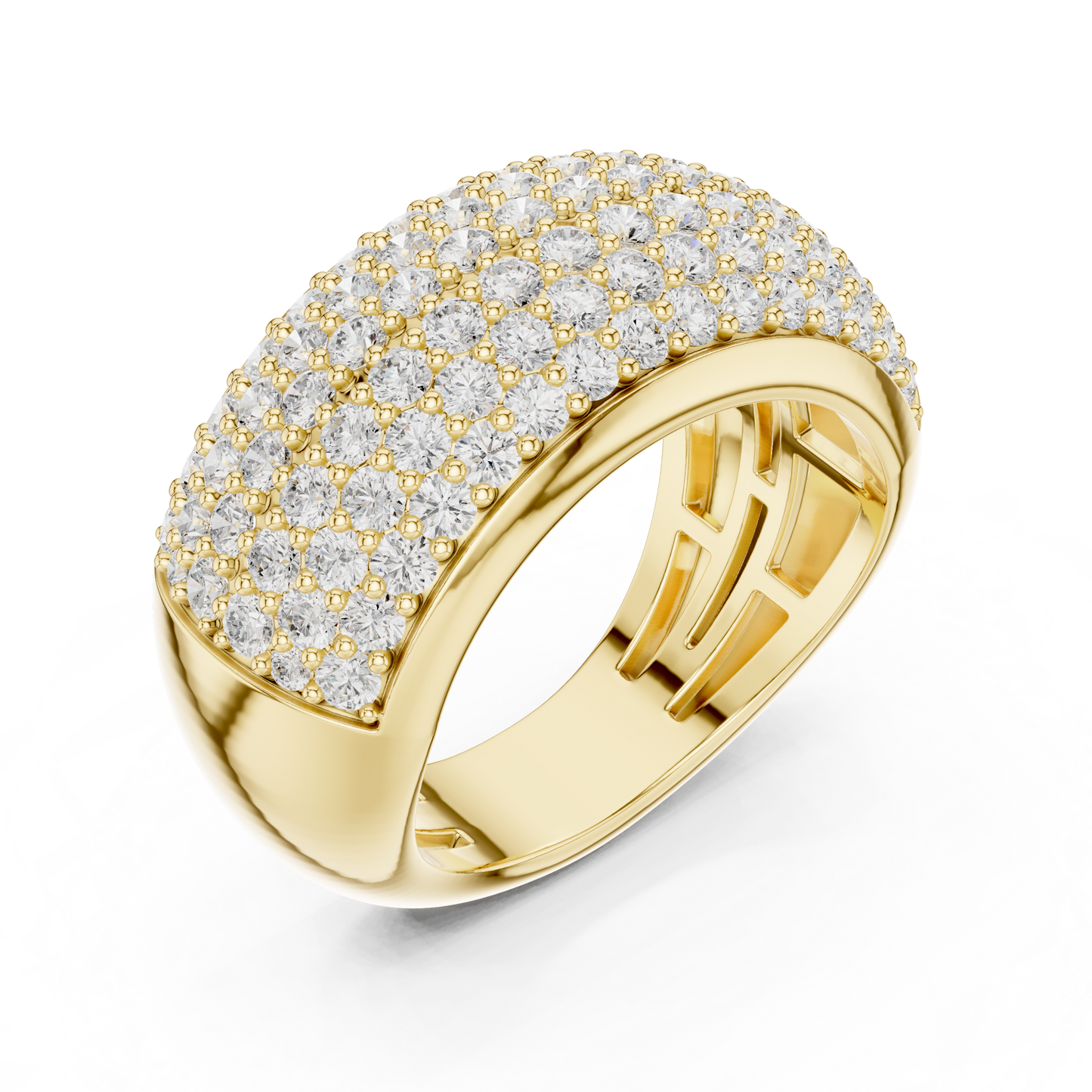 Round Halo Lab Grown Diamond Ring