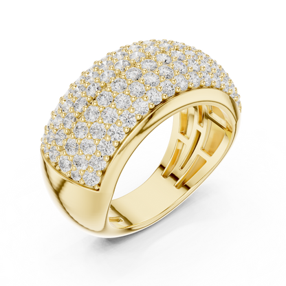 Round Halo Lab Grown Diamond Ring
