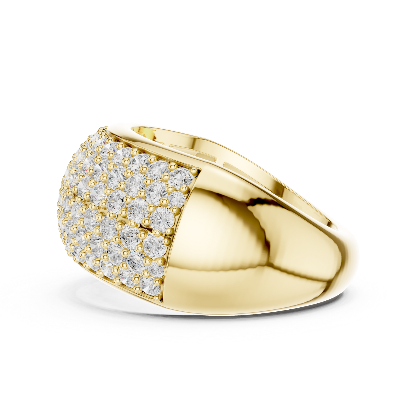Round Halo Lab Grown Diamond Ring