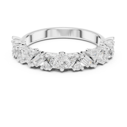 Mixed Shape Lab Grown Diamond Side Stone Ring
