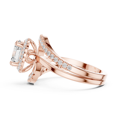 Round Halo Lab Grown Diamond Ring