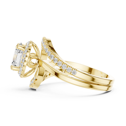 Round Halo Lab Grown Diamond Ring