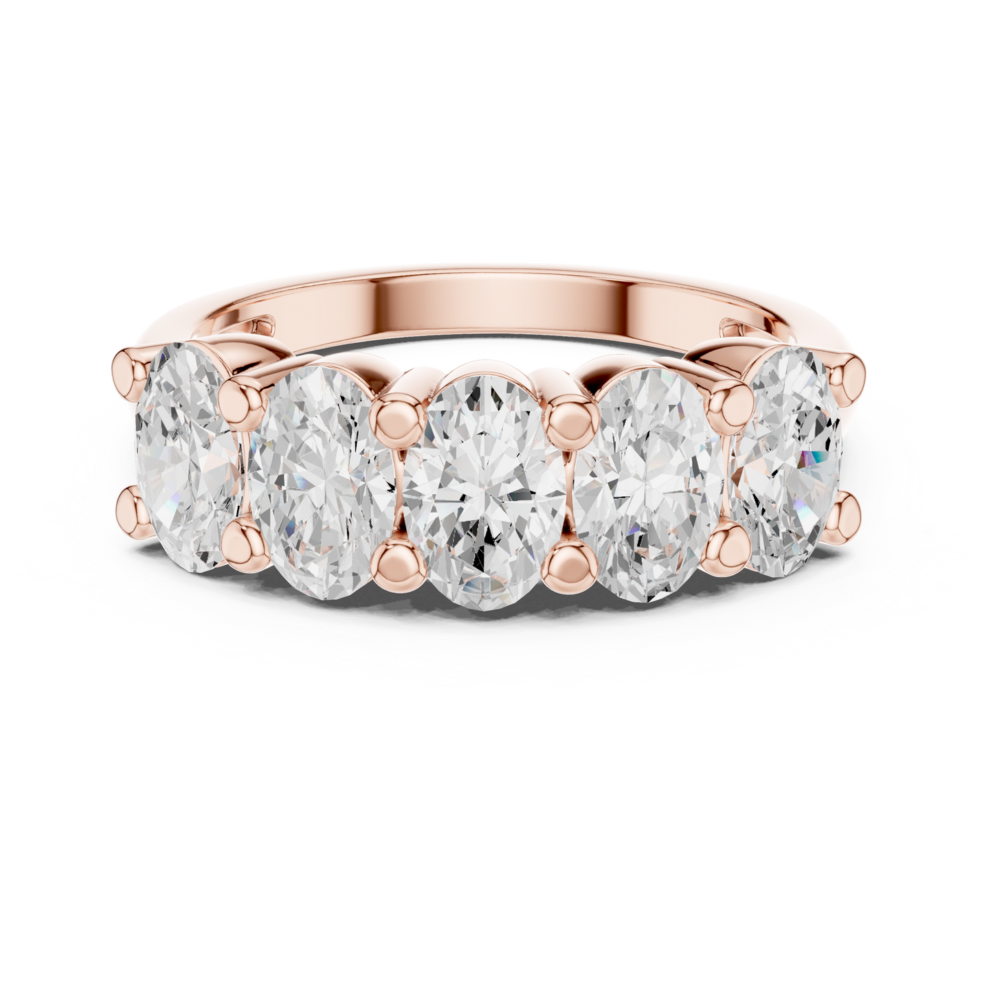 Mixed Shape Lab Grown Diamond Three Stone Ring