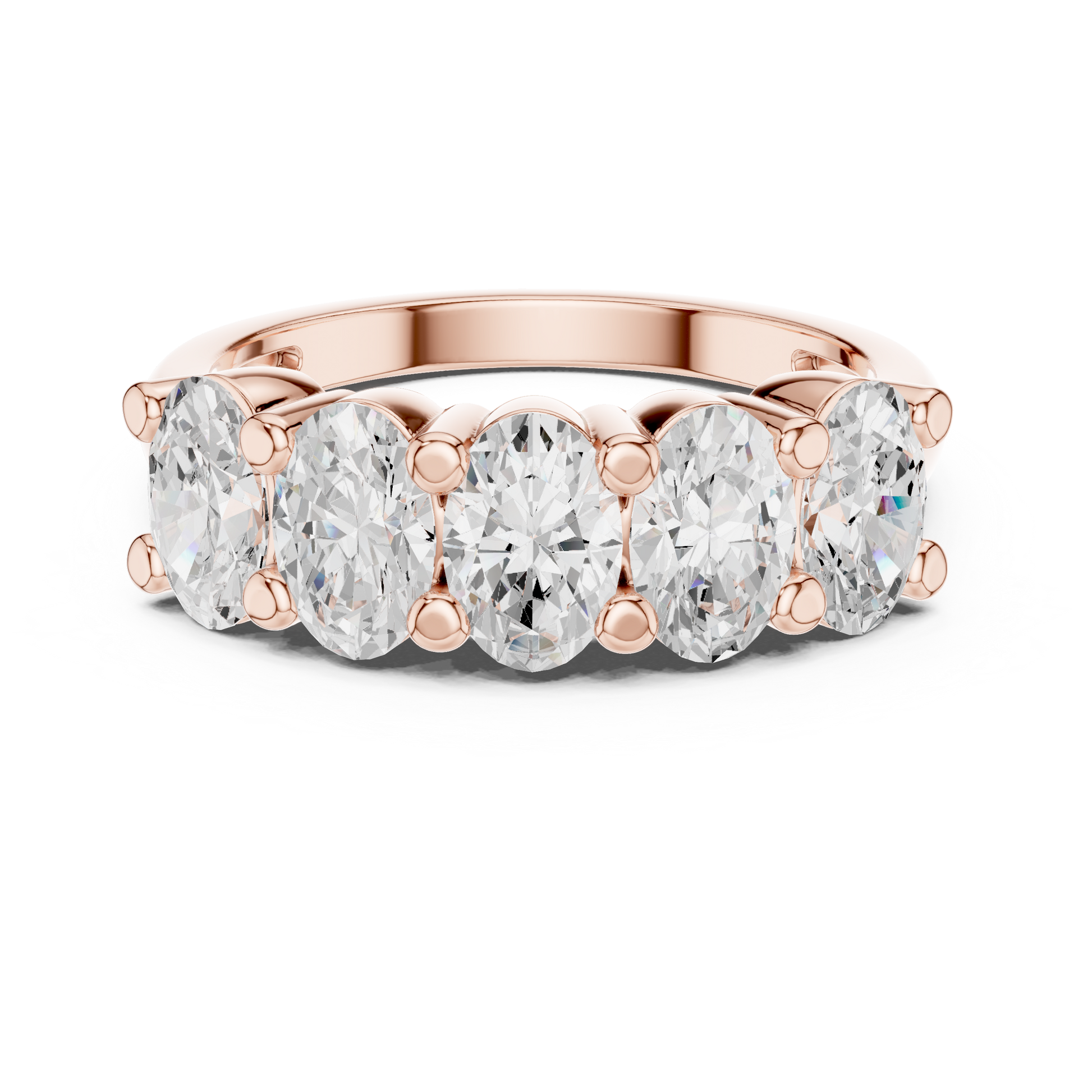 Mixed Shape Lab Grown Diamond Three Stone Ring