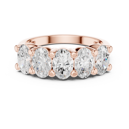 Mixed Shape Lab Grown Diamond Three Stone Ring