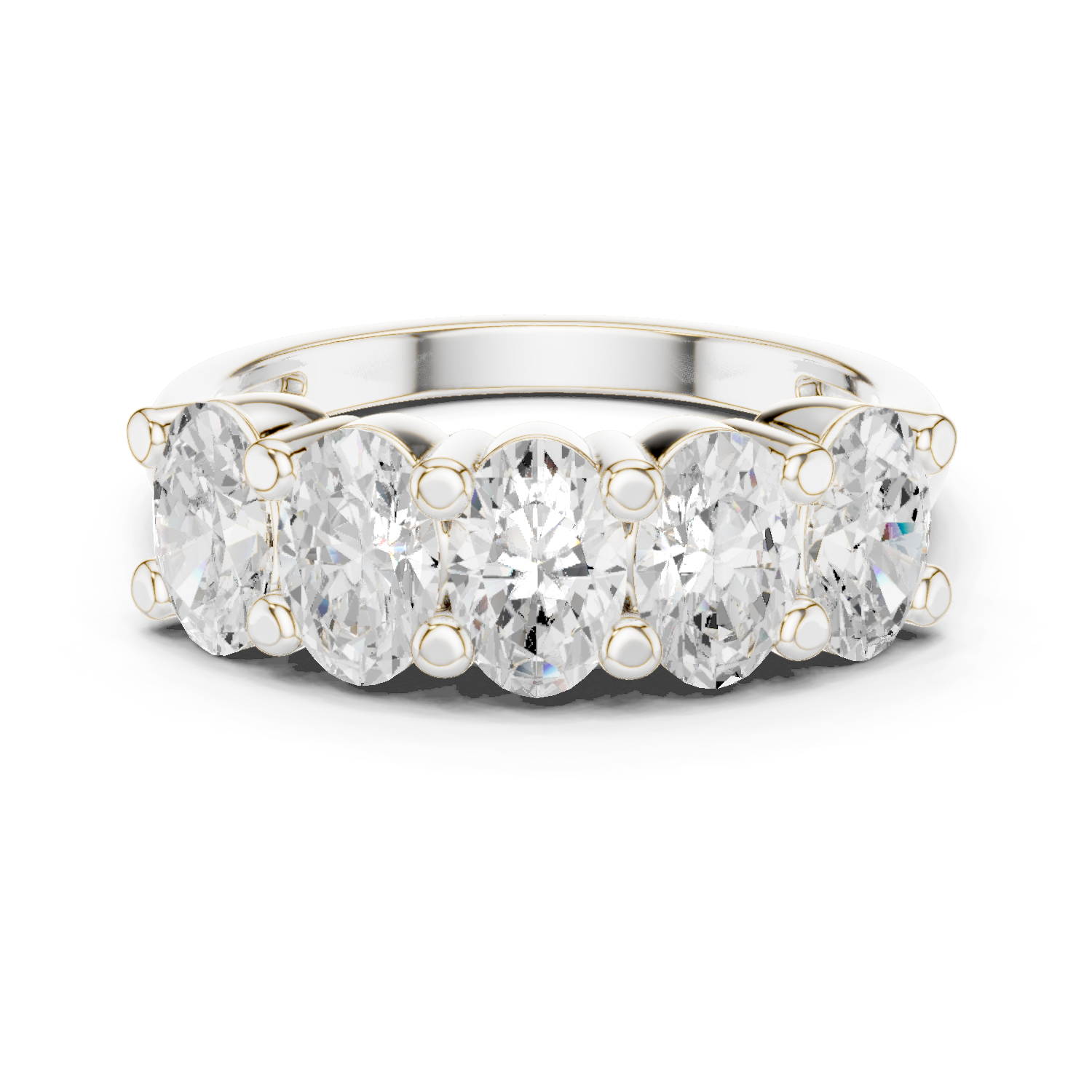 Mixed Shape Lab Grown Diamond Three Stone Ring