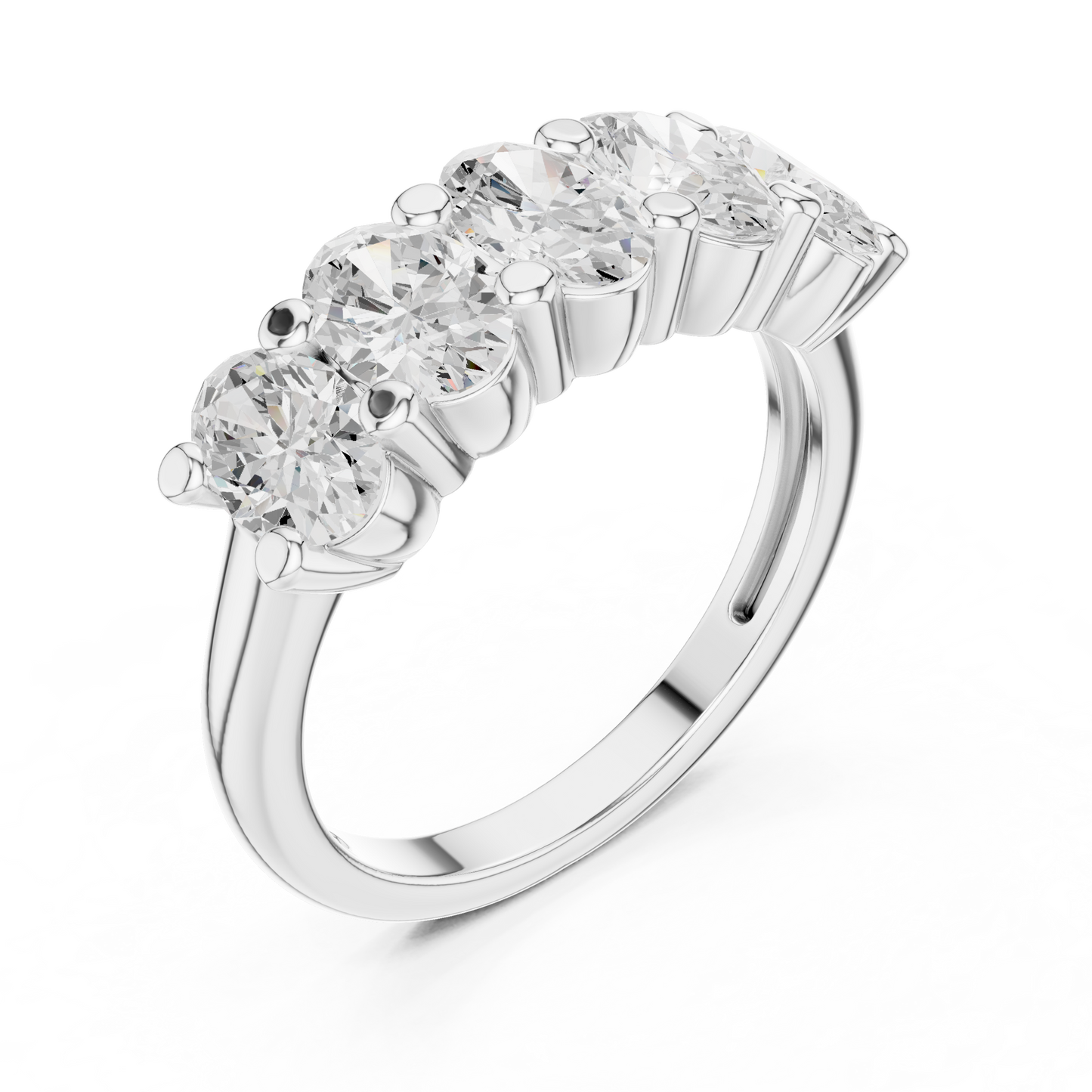 Mixed Shape Lab Grown Diamond Three Stone Ring