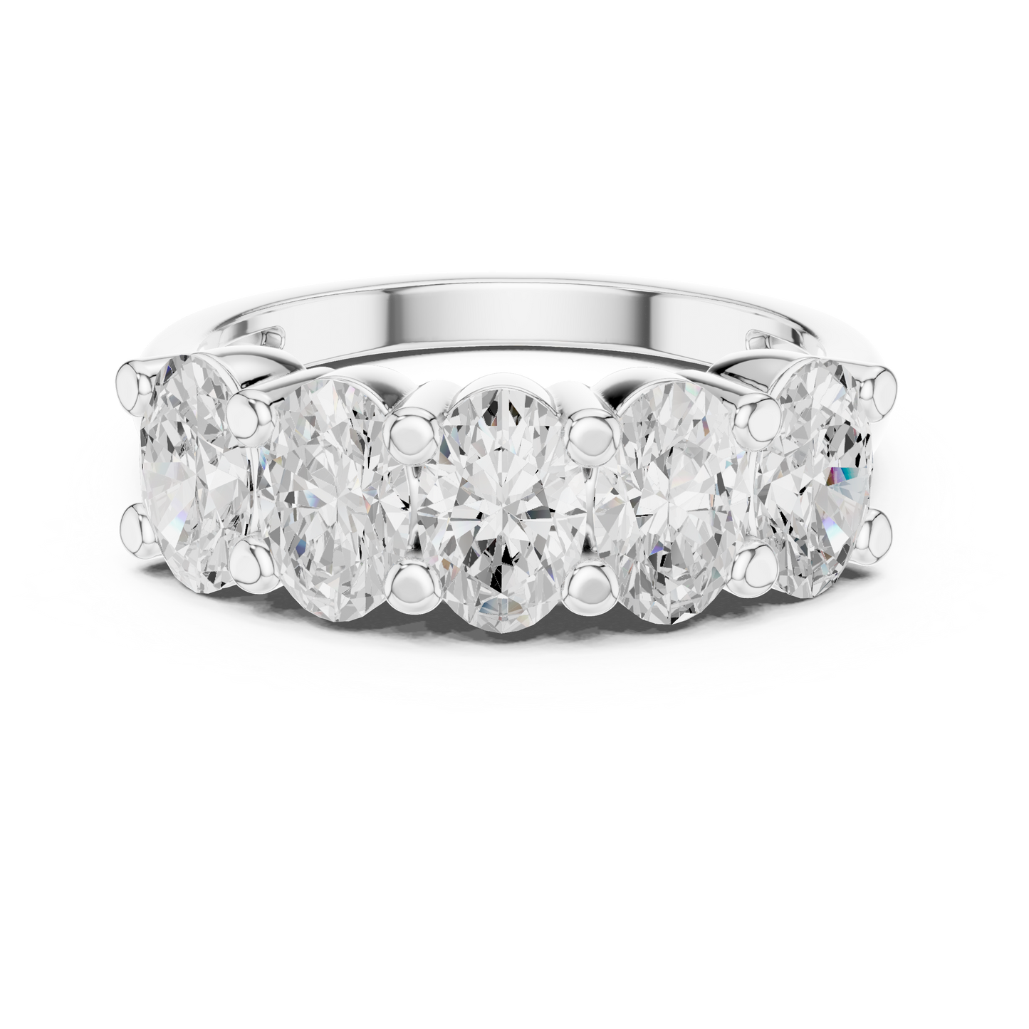 Mixed Shape Lab Grown Diamond Three Stone Ring