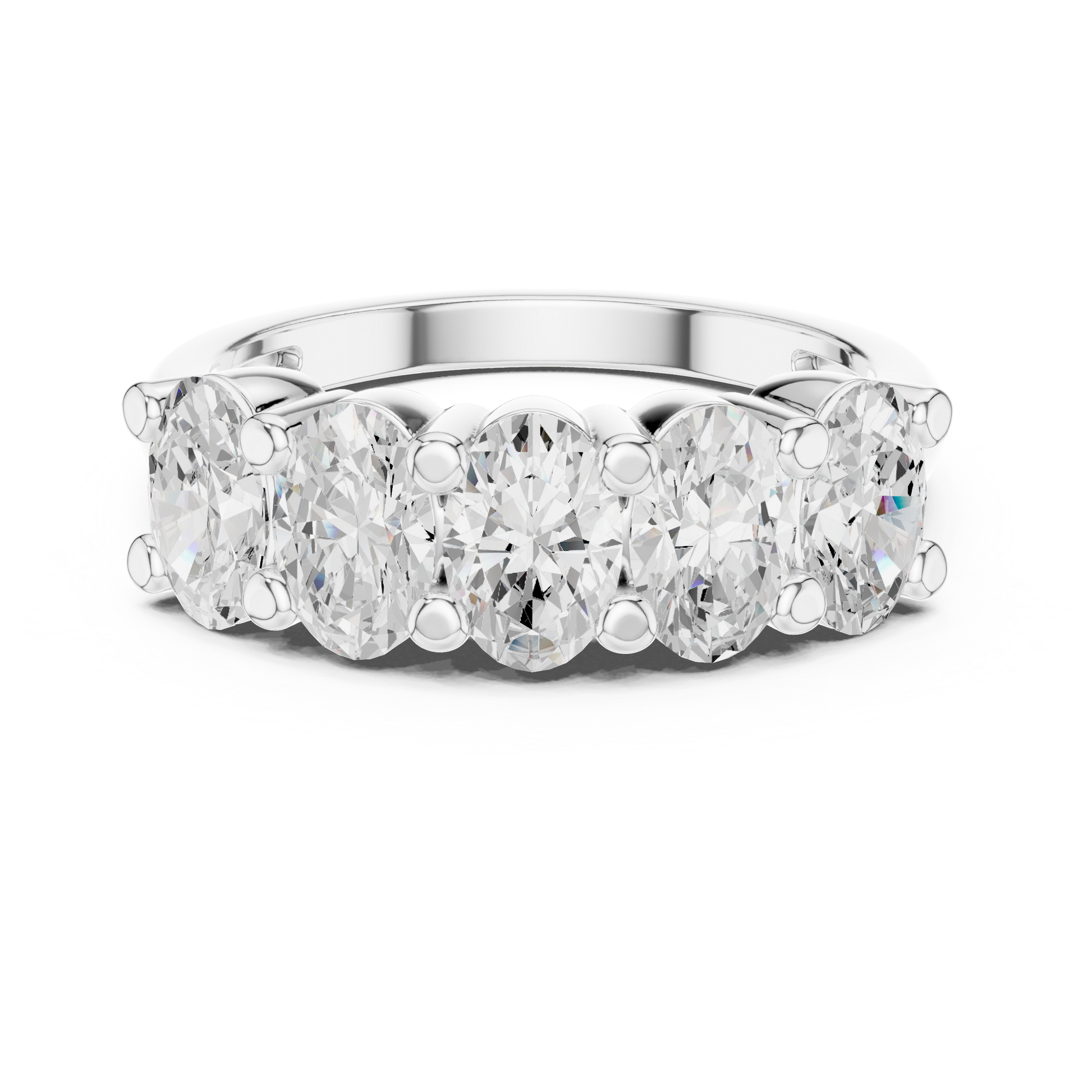 Mixed Shape Lab Grown Diamond Three Stone Ring