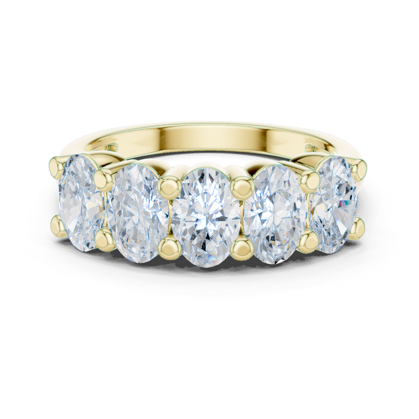 Mixed Shape Lab Grown Diamond Three Stone Ring