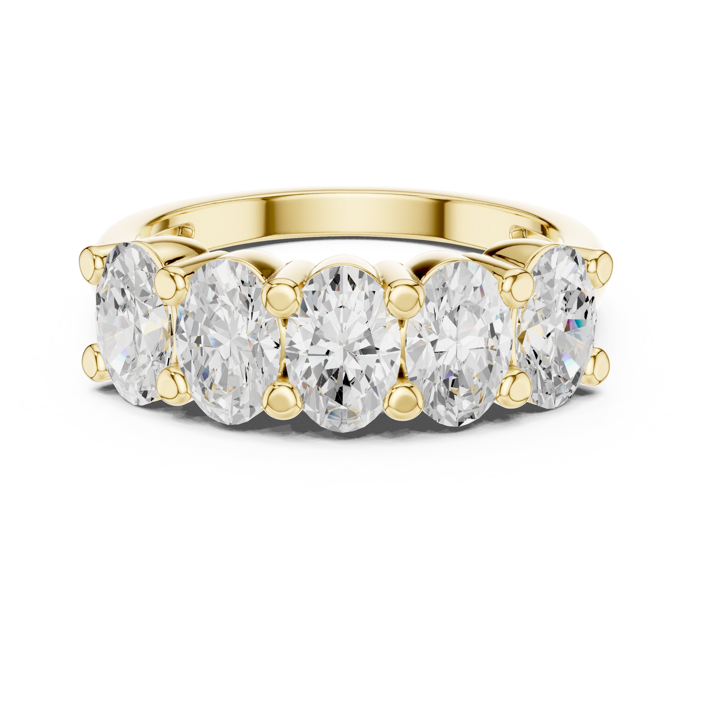 Mixed Shape Lab Grown Diamond Three Stone Ring
