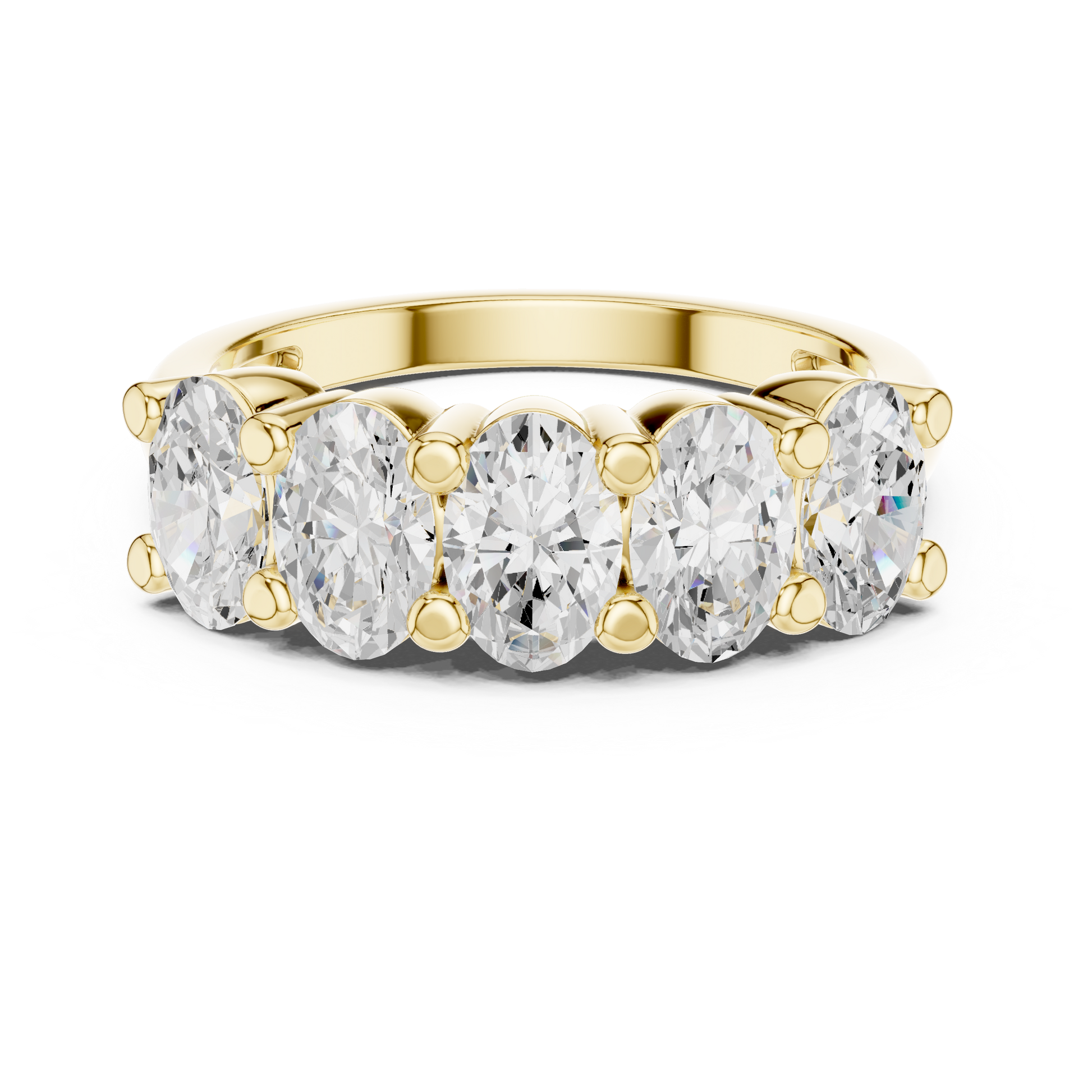 Mixed Shape Lab Grown Diamond Three Stone Ring