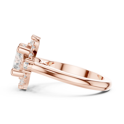 Round Halo Lab Grown Diamond Ring