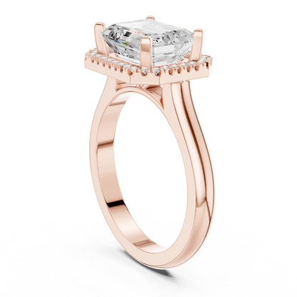 Mixed Shape Lab Grown Diamond Halo Ring