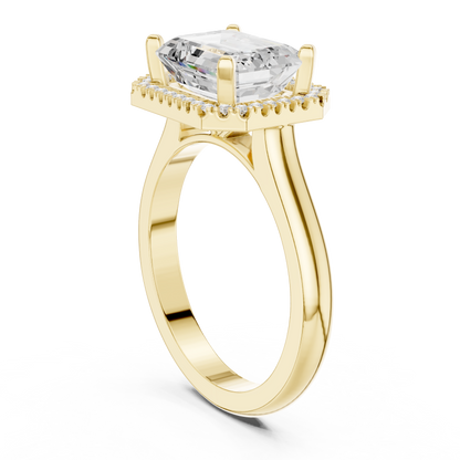 Mixed Shape Lab Grown Diamond Halo Ring