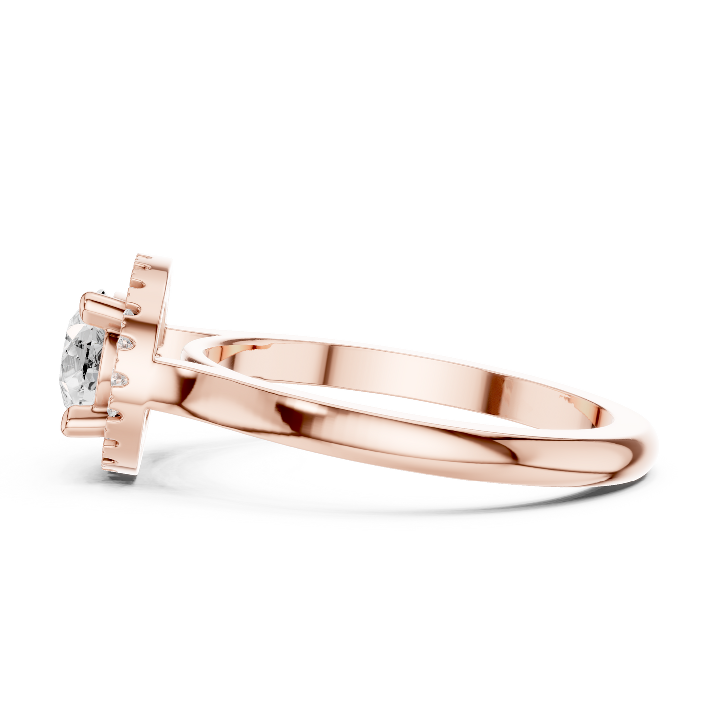 Mixed Shape Lab Grown Diamond Halo Ring
