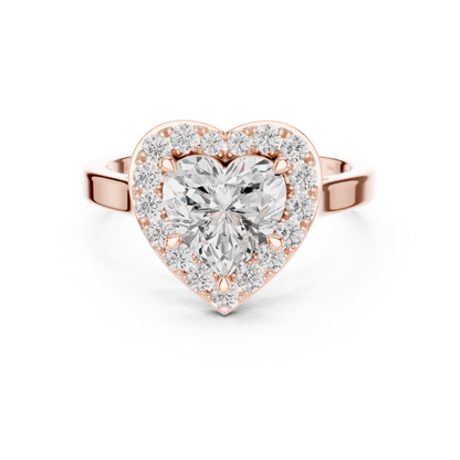 Mixed Shape Lab Grown Diamond Halo Ring