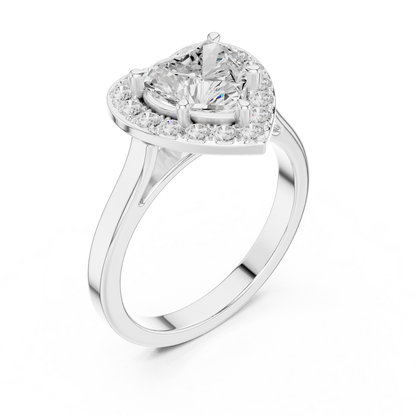 Mixed Shape Lab Grown Diamond Halo Ring