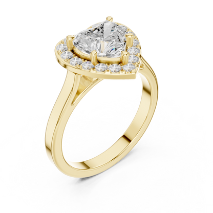 Mixed Shape Lab Grown Diamond Halo Ring