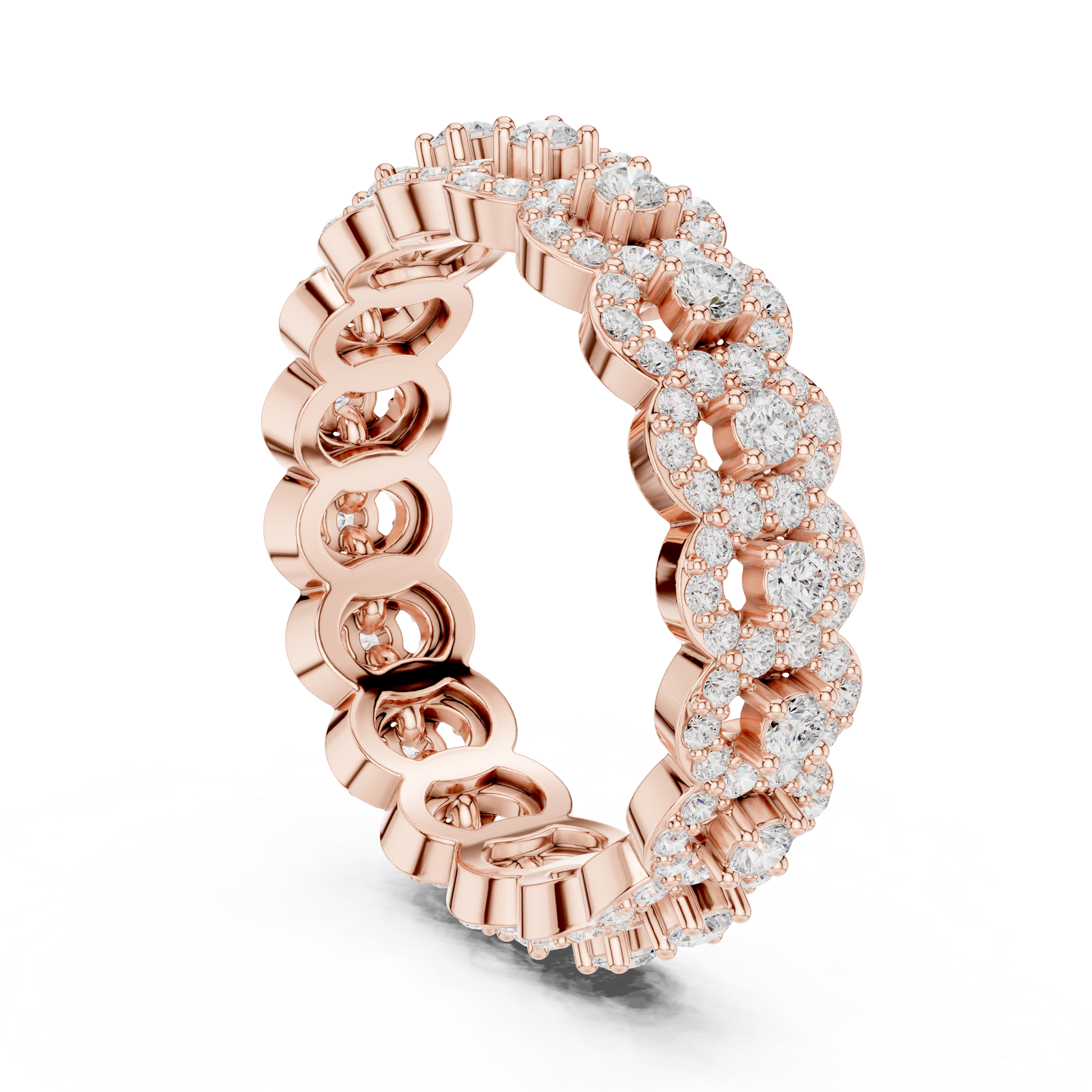 Mixed Shape Lab Grown Diamond Eternity Ring