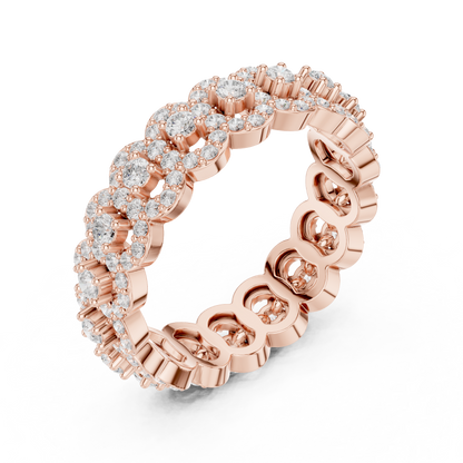 Mixed Shape Lab Grown Diamond Eternity Ring