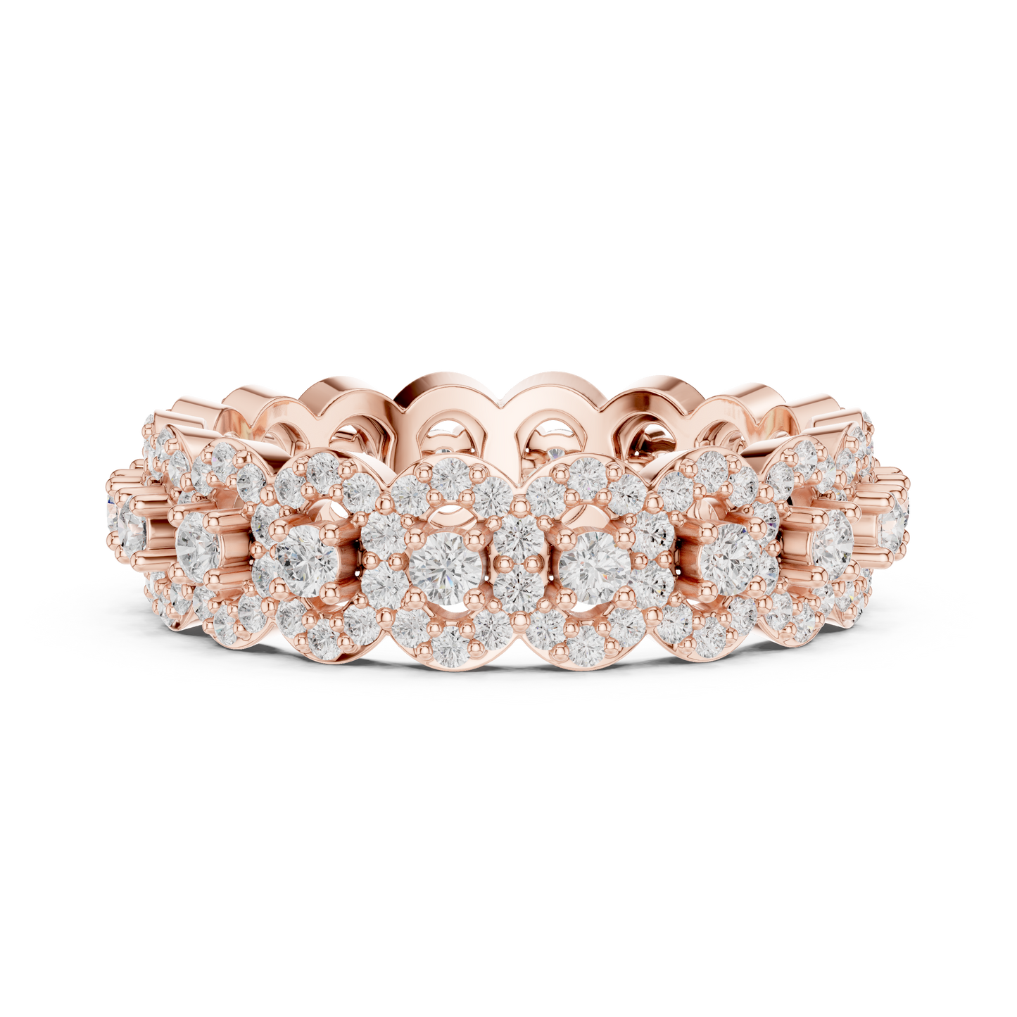 Mixed Shape Lab Grown Diamond Eternity Ring
