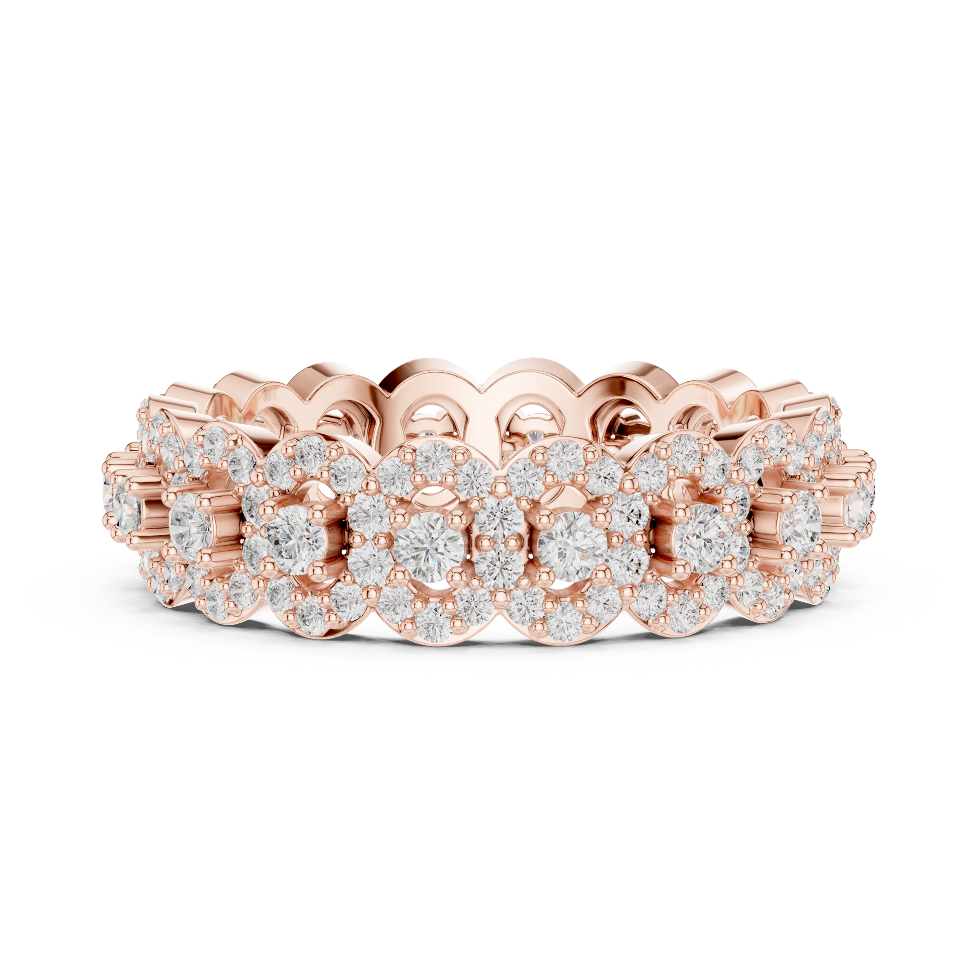 Mixed Shape Lab Grown Diamond Eternity Ring