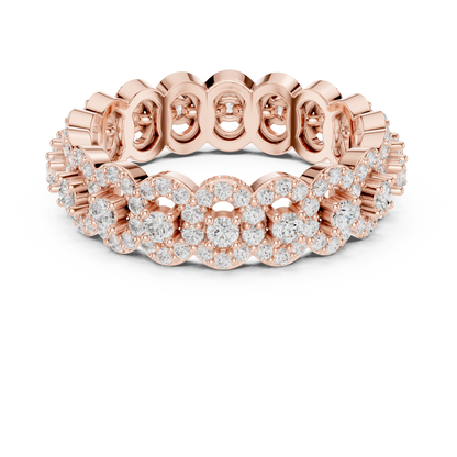 Mixed Shape Lab Grown Diamond Eternity Ring