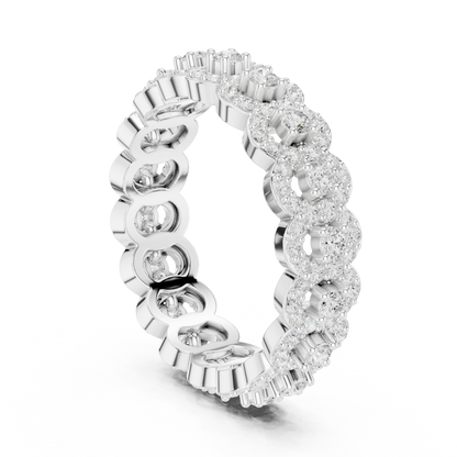 Mixed Shape Lab Grown Diamond Eternity Ring