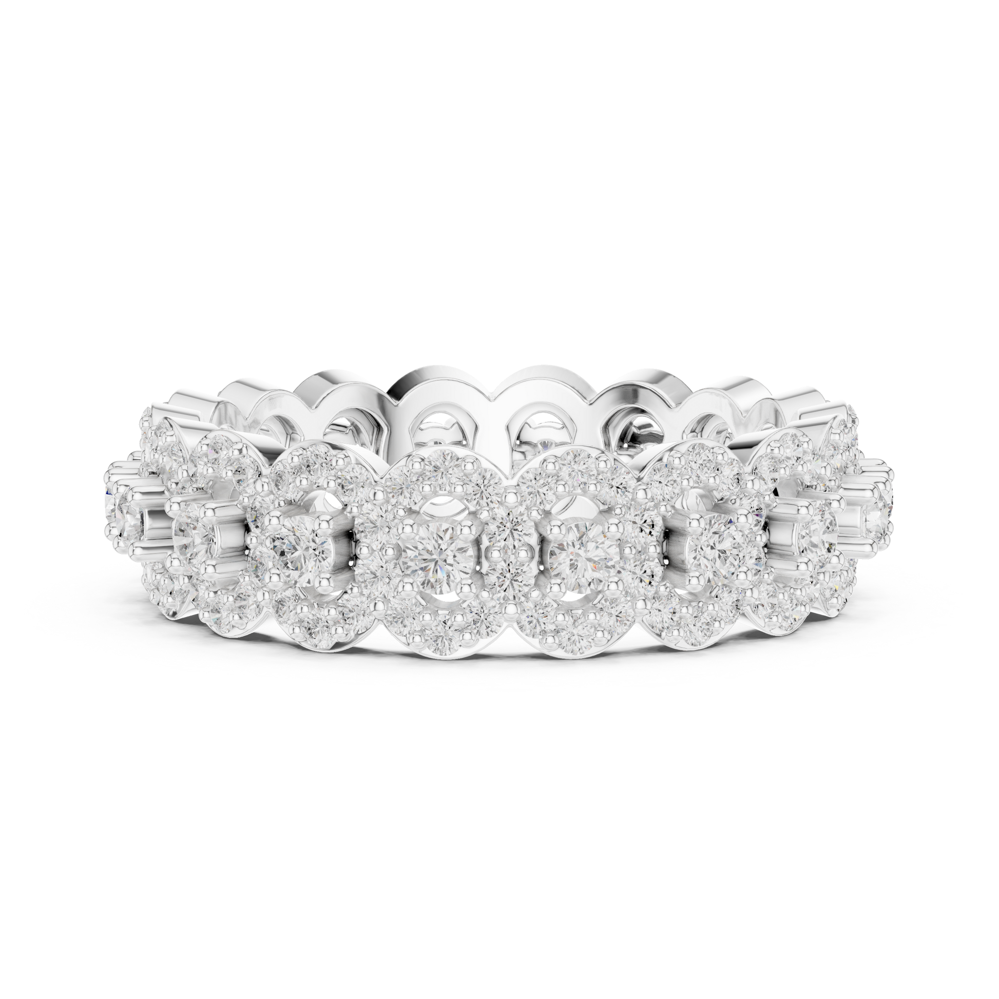 Mixed Shape Lab Grown Diamond Eternity Ring