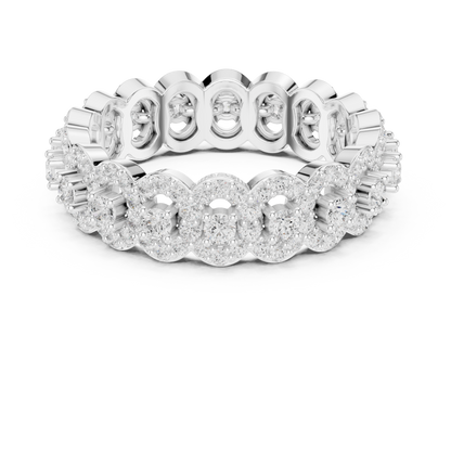 Mixed Shape Lab Grown Diamond Eternity Ring
